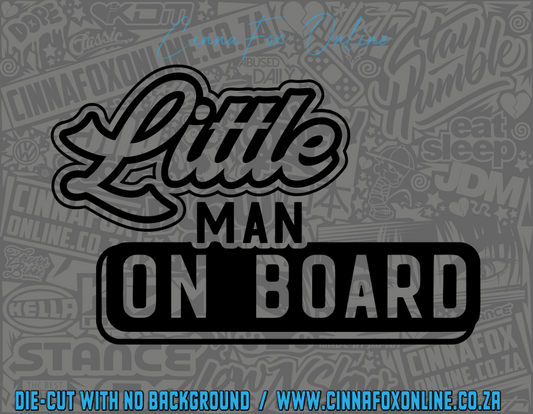 Little Man On Board 02 Decal