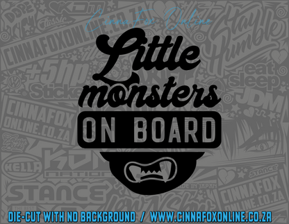 Little Monster On Board Decal