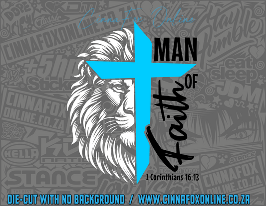 Man Of Faith 02 Decal