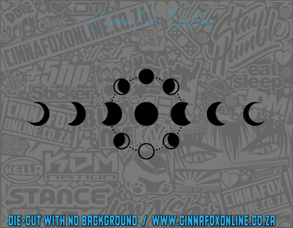 Moon Phase 4 Decal