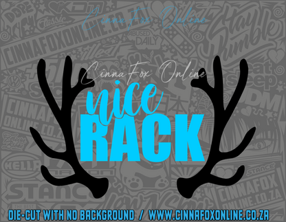Nice Rack Decal
