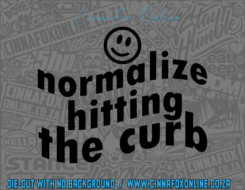 Normalize Hitting The Curb Decal