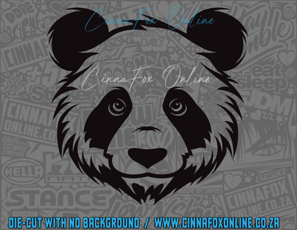 Panda Face Decal
