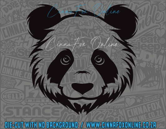 Panda Face Decal