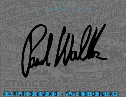 Paul Signature Decal