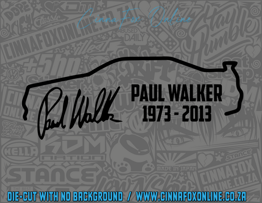 Paul Walker 04 Decal