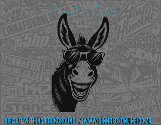 Peeking Donkey 03 Decal