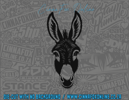 Peeking Donkey 04 Decal