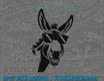 Peeking Donkey 05 Decal