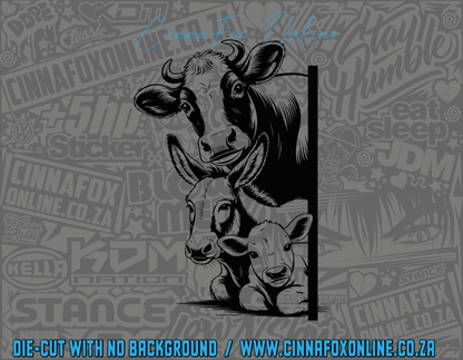 Peeking Farm Animals 09 Decal