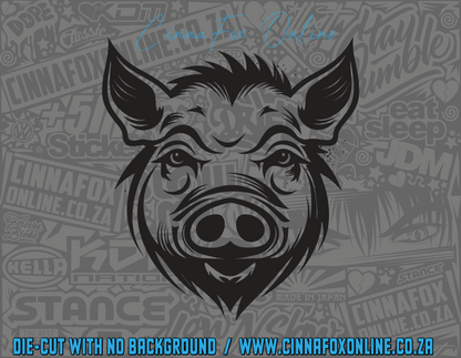 Pig Face Decal