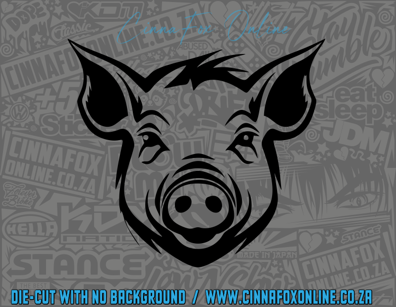 Pig Face 02 Decal