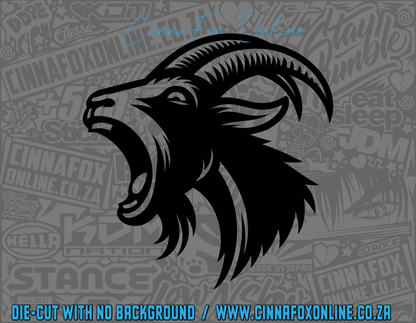 Screaming Goat Decal