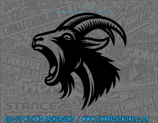 Screaming Goat Decal