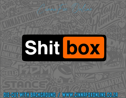 Shit Box Hub Decal