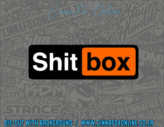 Shit Box Hub Decal
