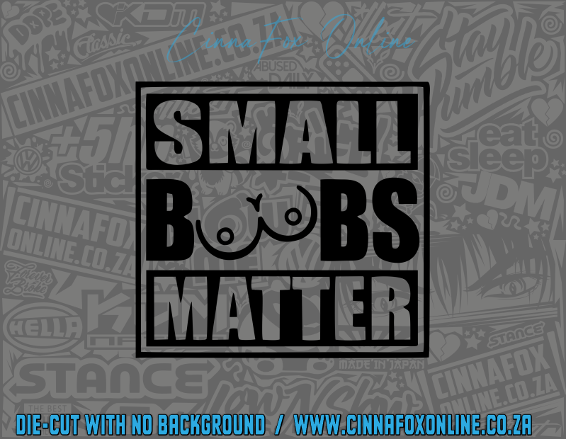 Small Boobs Matter Decal