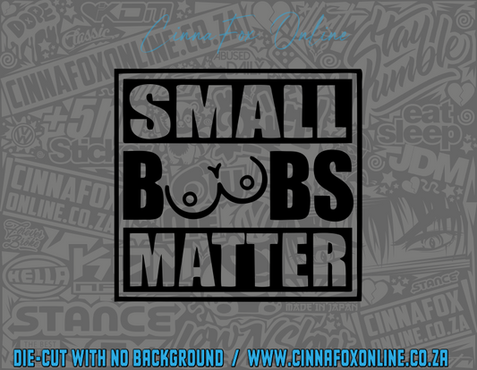 Small Boobs Matter Decal