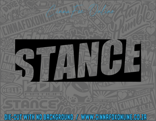Stance Decal