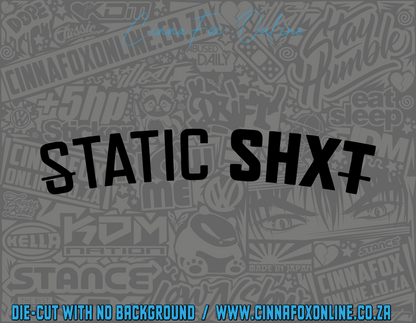 Static SHXT Curved Decal