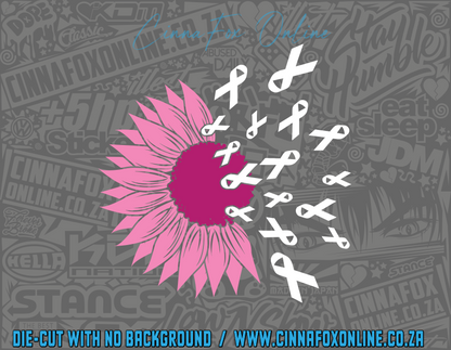 SunFlower Cancer Decal