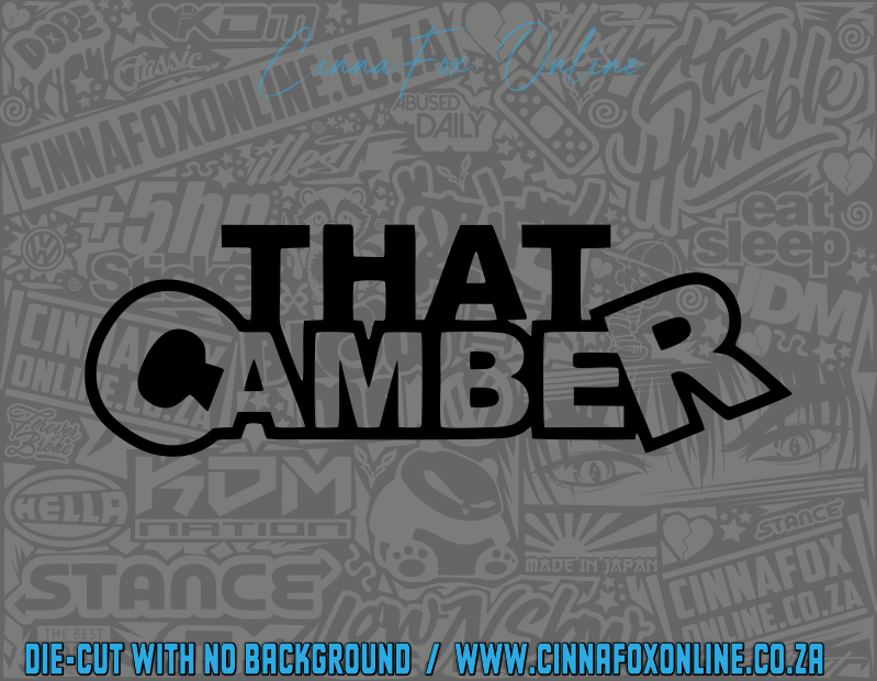 That Camber 02 Decal