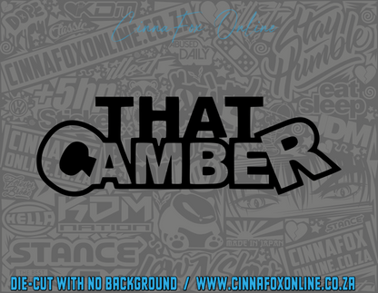 That Camber 02 Decal