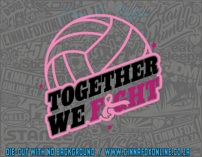 Together We Fight Ball Decal CHANGE OPTIONS