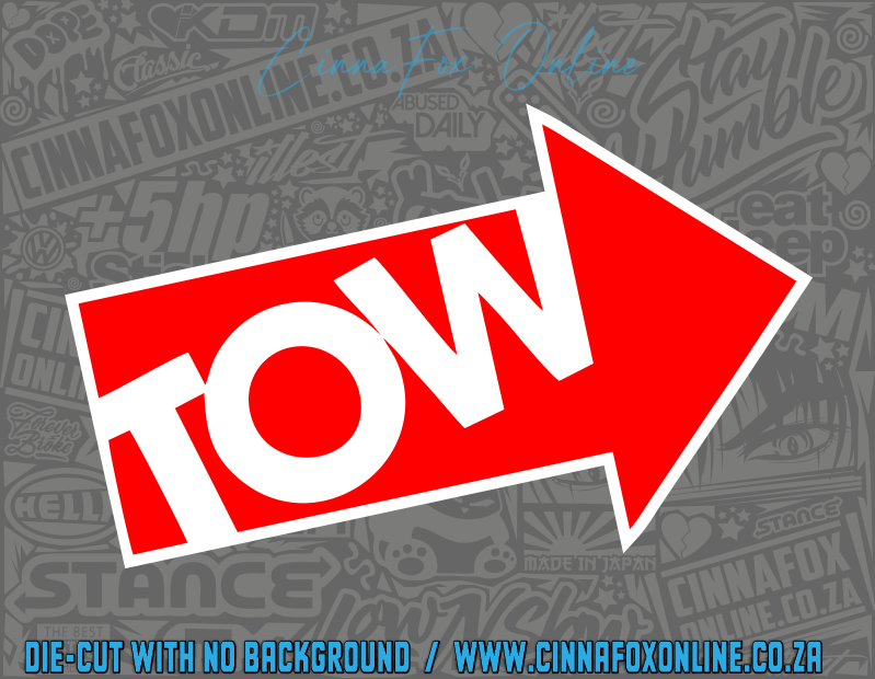Tow Arrow Decal