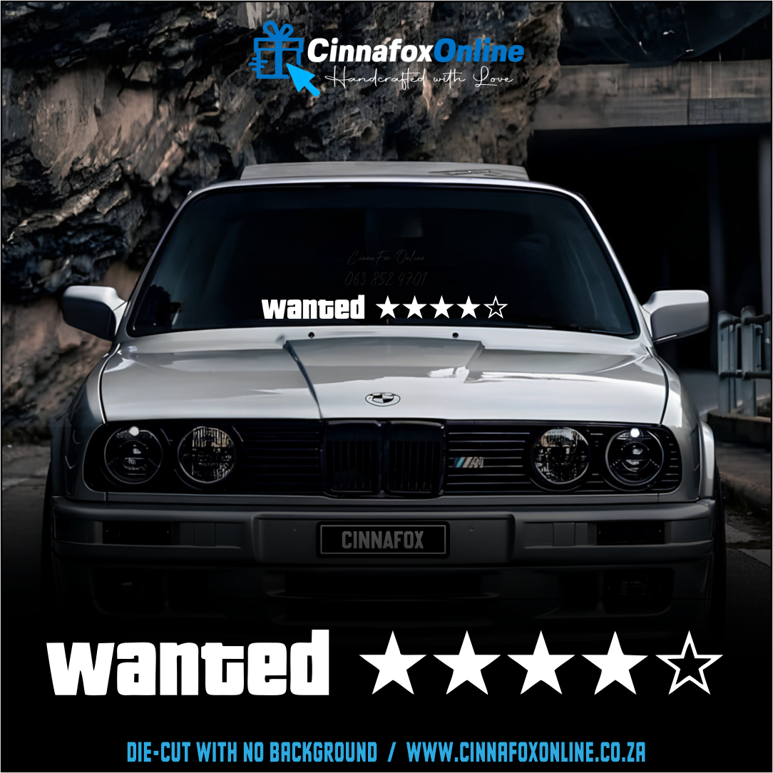 Wanted Decal