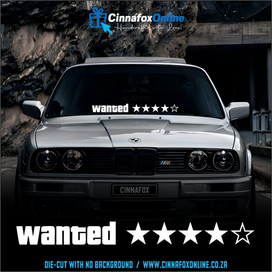 Wanted Decal