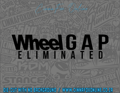 Wheel Gap Eliminated Decal
