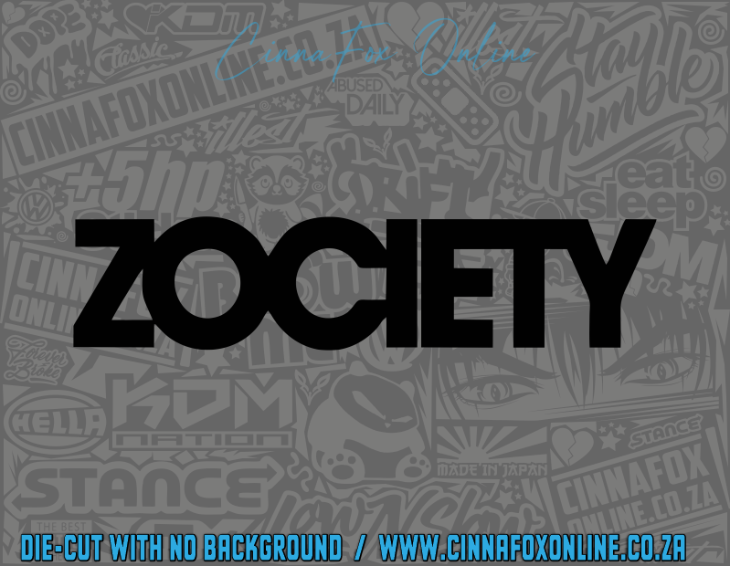 Zociety Decal