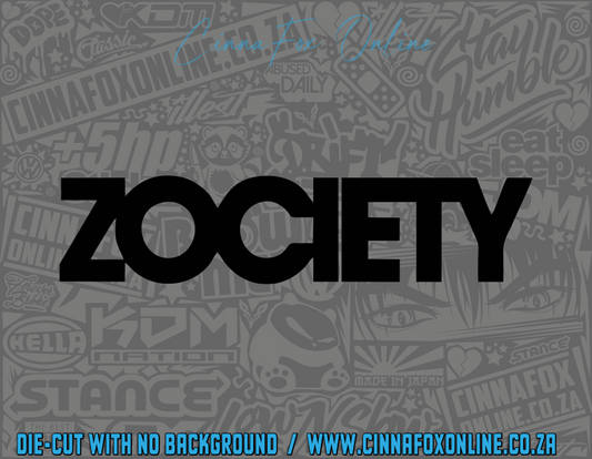 Zociety Decal